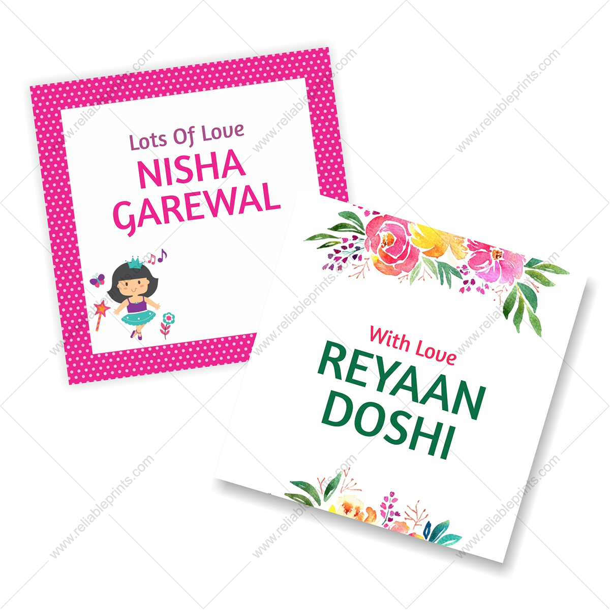 Gift Tags Online India - Personalized Gift Tags Printing